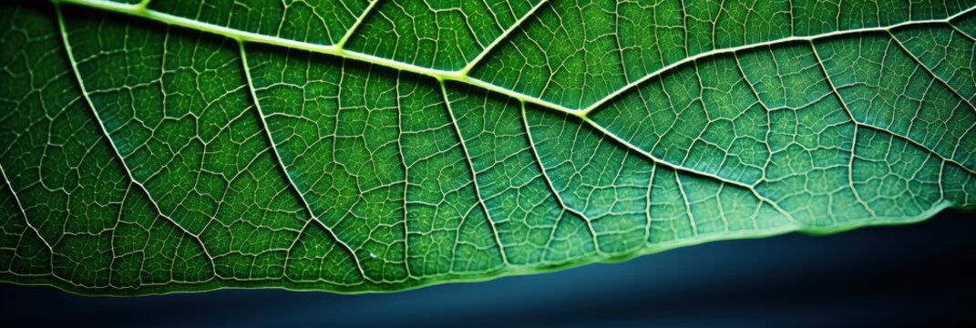 Close Abstract Green Leaf Texture Nature , Banner Image For Website, Background, Desktop Wallpaper