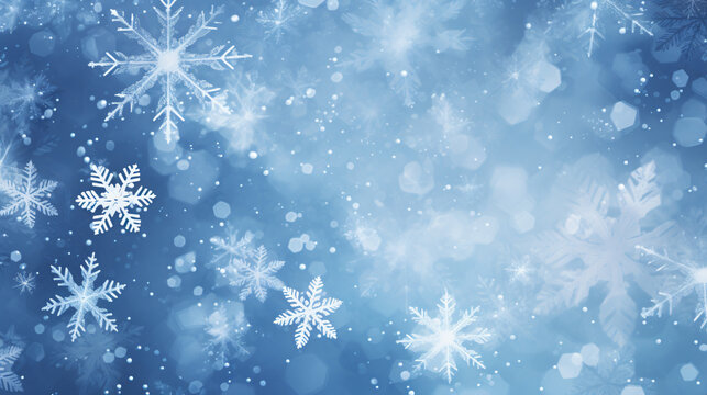 Snowflake Background © Cybonix