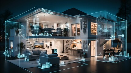 Active Home Security System with Surveillance Technology, cameras, motion, sensors, digital, smart home