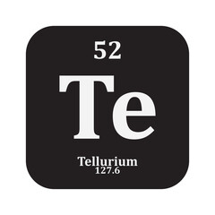 Tellurium chemistry icon