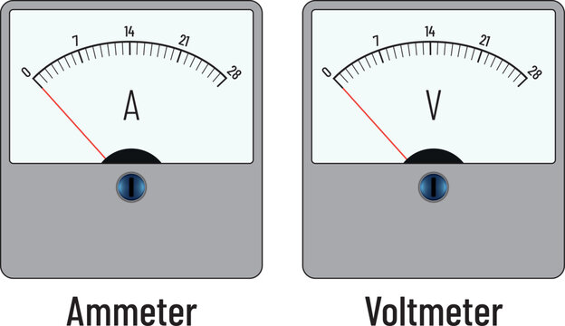 Analogue voltmeter - Stock Image - T540/0166 - Science Photo Library