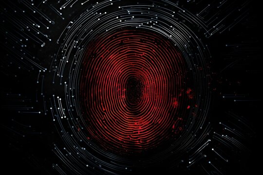 Cybersecurity Print, digital, image, detailed, fingerprint digital fingerprint