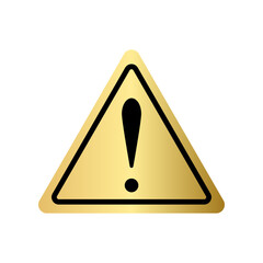 Danger warning sign. Attention symbol. Vector illustration.