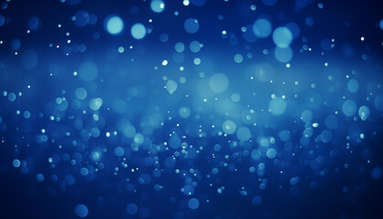 Obraz na płótnie Canvas blue glow particles abstract bokeh background. festive shining background with beautiful bokeh.