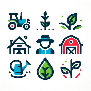 Planche illustration agricole