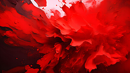 red paint splash background
