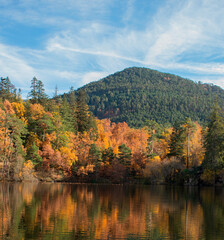 El lago en otoño