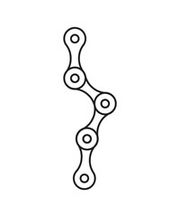 chain icon, vector best line icon.