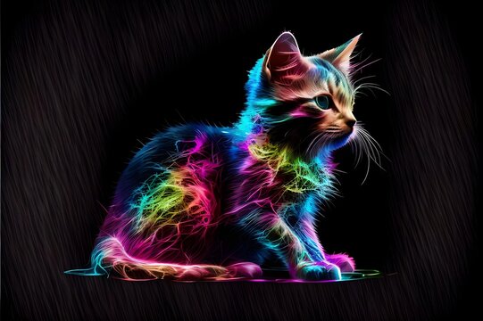 rambo cat in the night 