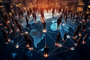 global business structure of networking