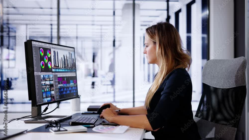Poster Video Editor Computer Software