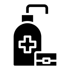 liquid soap glyph 