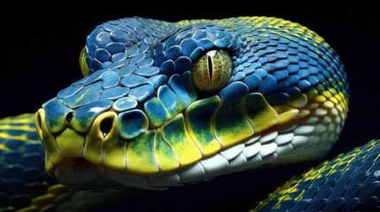 Close up of a snake 