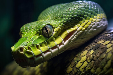 Fototapeta premium Close up of a snake 
