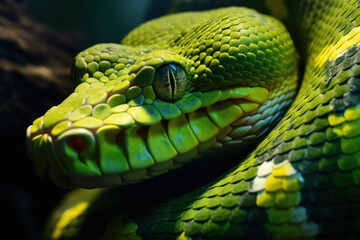 Obraz premium Close up of a snake 