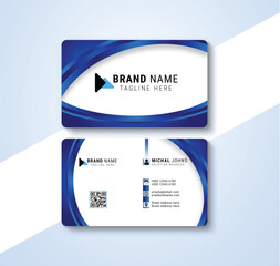 Vector business card design template