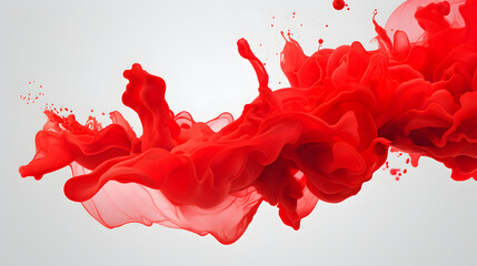 abstract background with splashes of red paint