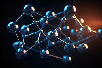 Science molecular DNA model structure,