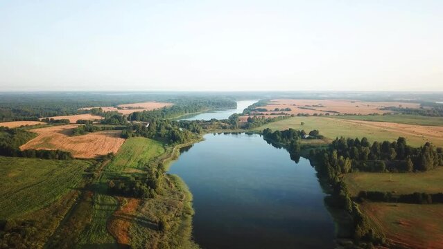 Lakes Zaozerskoe and Beloe, Sorzhitsky village council, Beshenkovichi district, Vitebsk region.