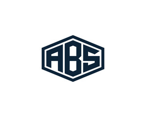 ABS logo design vector template