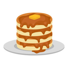 Pancake Illustration Element