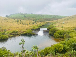 Obraz premium landscape with river