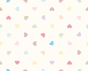seamless background with hearts