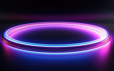Modern trendy abstract design, 3d neon abstract background, So beautiful, AI