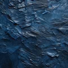 Dark blue paint abstraction, textured