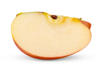 apple slice isolated on transparent png