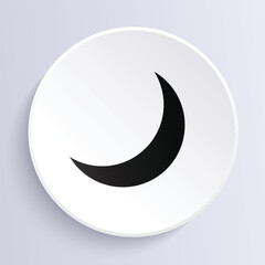 Obraz premium Moon Vector. Simple Design