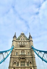 Fototapeta na wymiar Beneath the Tower of London Bridge