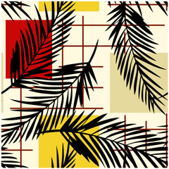 seamless abstract pattern design for fabrics.