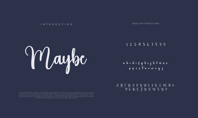 Signature font calligraphy logotype script brush font type font lettering handwritten
