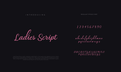 Signature font calligraphy logotype script brush font type font lettering handwritten
