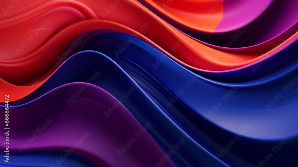 Poster a photograph capturing a mesmerizing 3d wallpaper with dynamic abstract pattern, exuding vibrant col