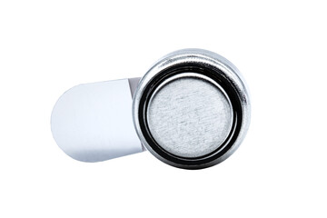 single silver button cell battery for hearing aids