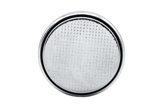 single silver button cell battery