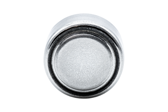 single silver button cell battery