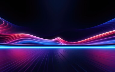 Modern trendy abstract design, 3d neon abstract background, So beautiful, AI