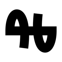 SIMPLE AND UNIQUE H LETTER LOGO