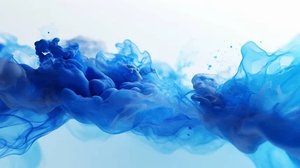 Crédence de cuisine en verre imprimé Cristaux blue background