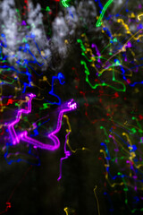 christmas lights bokeh