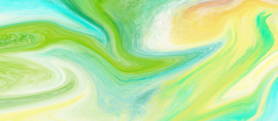 abstract colorful background .Abstract beautiful swirl liquid background. acrylic liquid textures with spots and splashes of color paint. colorful marble pattern of the blend of curves .	