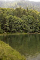 Karagöl in the Şavşat district of Artvin. Savsat Karagol lake is a large trout lake in the forest in Artvin. Turkey's tourist attractions