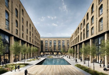 Urban Utopia: King's Cross Granary Square's Modern Oasis