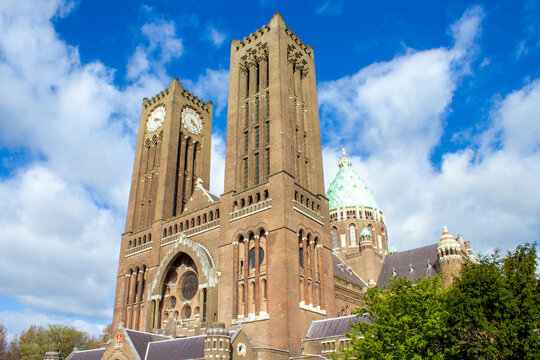 Catholic Cathedral Basilica of Sint Bavo (St. Bavo Kathedraal) in Haarlem in the province of North Holland (Noord-Holland) Netherlands (Nederland)