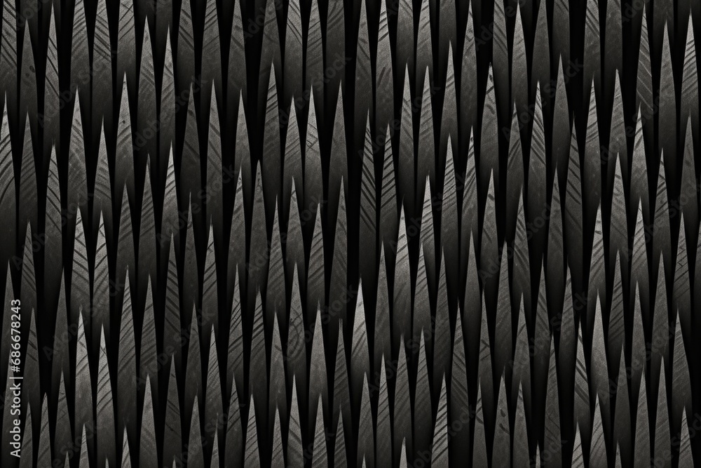 Poster a black and white photo capturing a bunch of feathers. this versatile image can be used in various c
