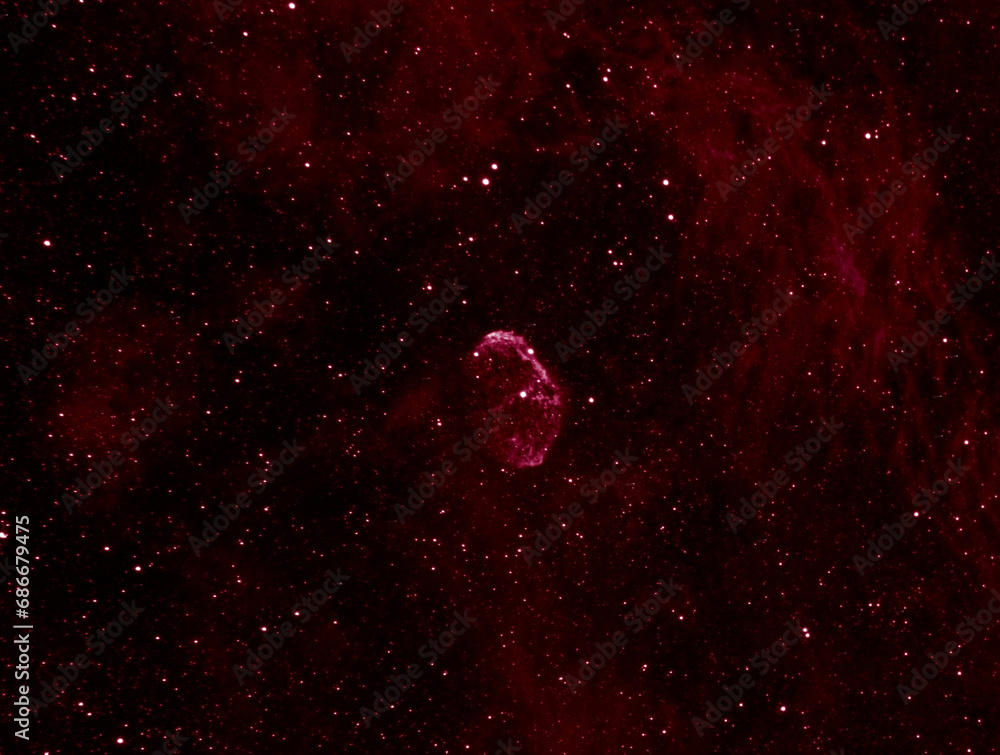 Canvas Prints a colorful nebula in deep space that resembles an egg