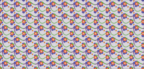seamless pattern with beads, seamless pattern with colorful beads, vector pattern Seamless pattern with flowers